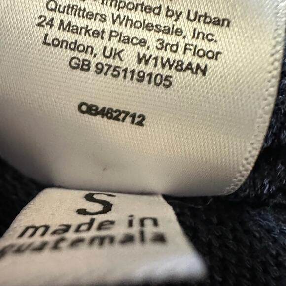 Free People We The Free Sheila Hacci Blue Long Sleeve Draped Front Flowy Top - Picture 7 of 9